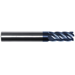 Corner Radius End Mill: 5/8" Dia, 1-5/8" LOC, 0.0300" Radius, 5 Flute, Solid Carbide