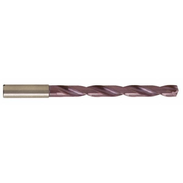 Taper Length Drill Bit: Series 5512, 9/16" Dia, 140 &deg; Point, Solid Carbide