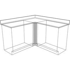 Cabinet Components & Accessories; Accessory Type: Corner Filler; For Use With: Standing Height Cabinets; Overall Depth: 4 in; Overall Height: 35.1 in; Material: Steel; Color: Pearl; Overall Width: 1