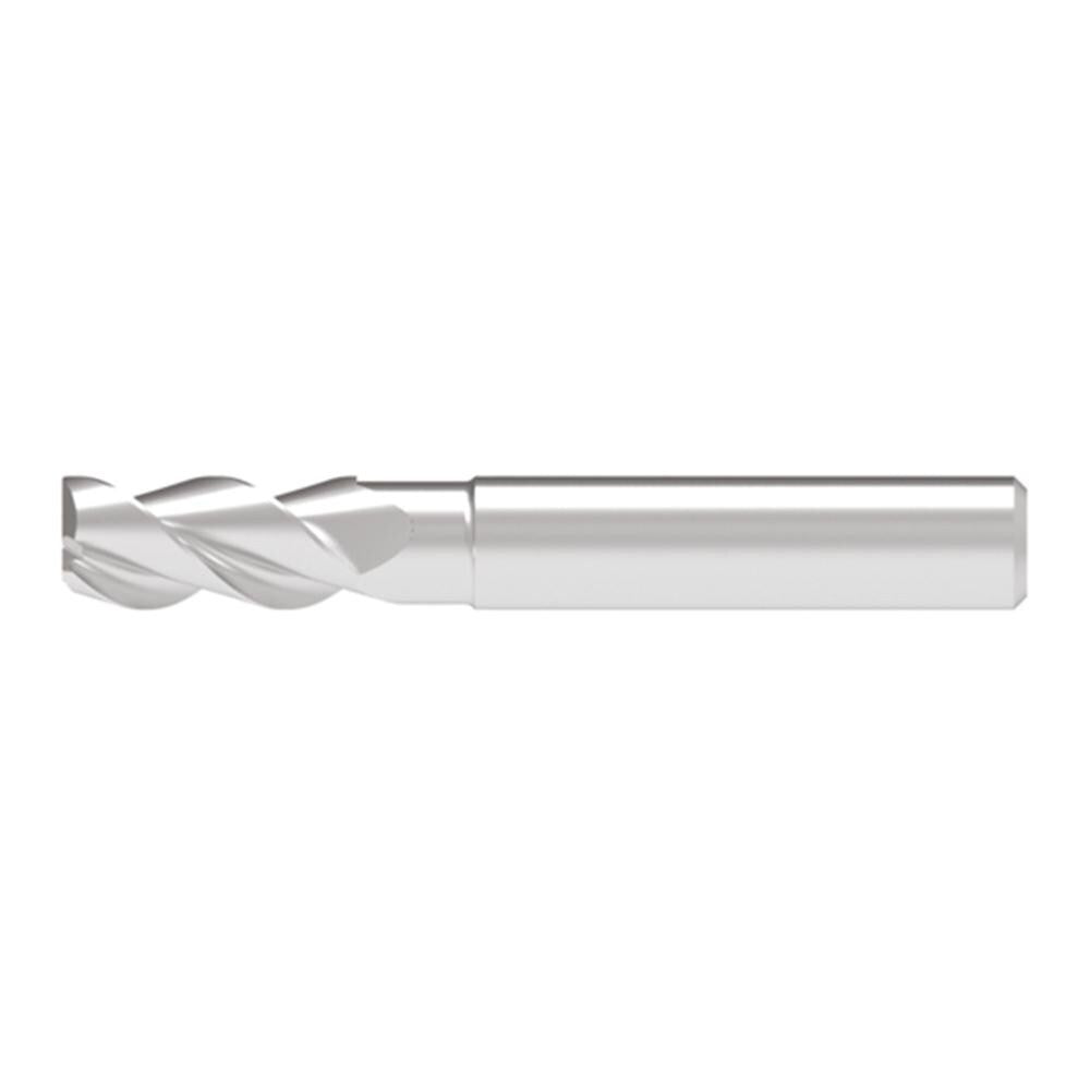 Corner Chamfer End Mill: 2.50 mm Dia, 5.50 mm LOC, 3 Flute, 0.05 mm Chamfer Width, Solid Carbide