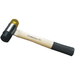 Mallets; Mallet Type: Double Face; Head Weight (Lb): 1.080; Head Material: Nylon; Handle Material: Hickory; Handle Color: Black; Head Color: Gray; Handle Length (Decimal Inch): 18