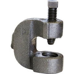 Beam Clamps & C-Clamps; Clamp Type: C-Clamp w/Set Screw; Material: Malleable Iron; Finish: Plain; Load Capacity (Lb.