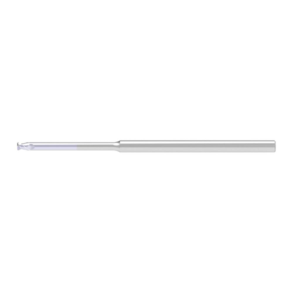 Corner Radius End Mill: 5.00 mm Dia, 5.00 mm LOC, 0.50 mm Radius, 2 Flute, Solid Carbide