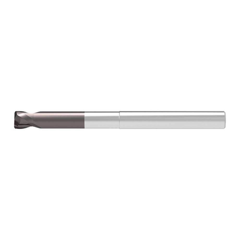 Corner Radius End Mill: 8.00 mm Dia, 4.00 mm LOC, 1.00 mm Radius, 2 Flute, Solid Carbide