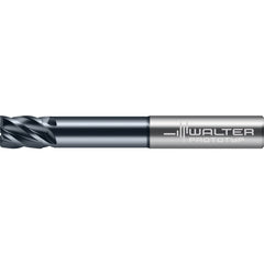 Square End Mill: 3/8" Dia, 1-1/8" LOC, 5 Flute, Solid Carbide