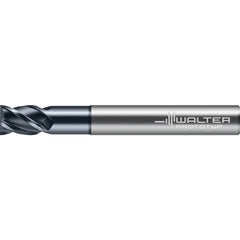 Square End Mill: 3/8" Dia, 1-1/8" LOC, 4 Flute, Solid Carbide