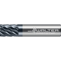 Square End Mill: 1/4" Dia, 3/4" LOC, 7 Flute, Solid Carbide