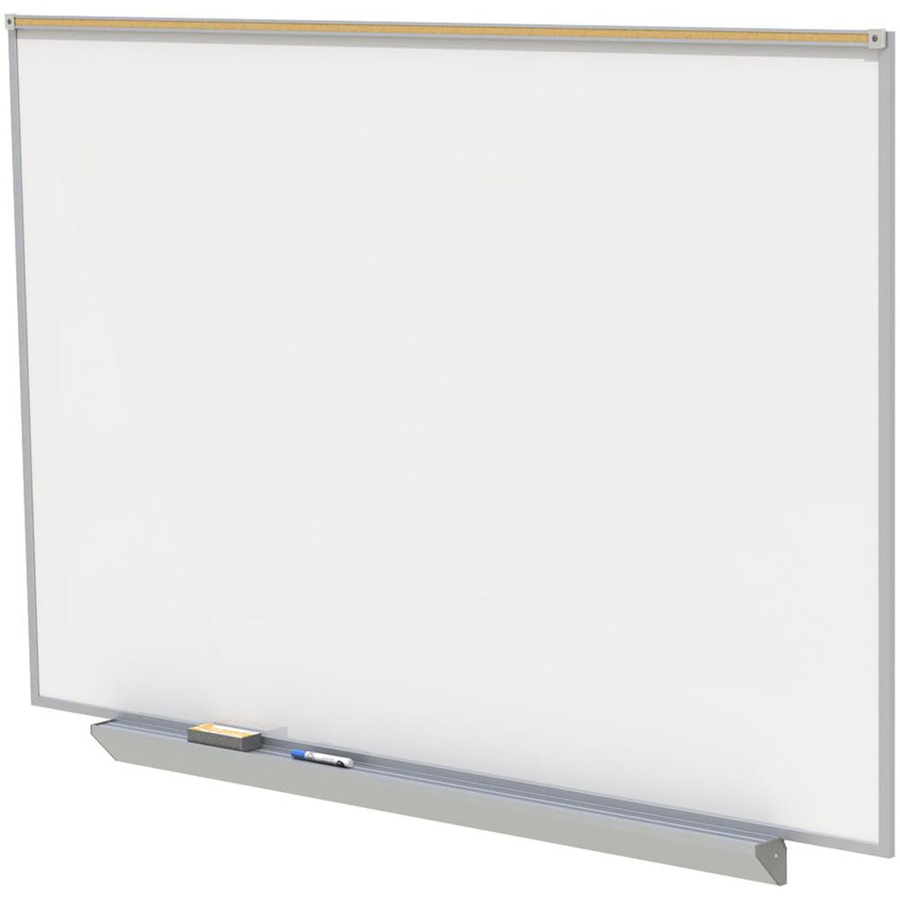 Whiteboards & Magnetic Dry Erase Boards; Board Material: Porcelain; Frame Material: Aluminum; Height (Inch): 48; Width (Inch): 84; Magnetic: Yes; Erasure Type: Dry; Reversible: No