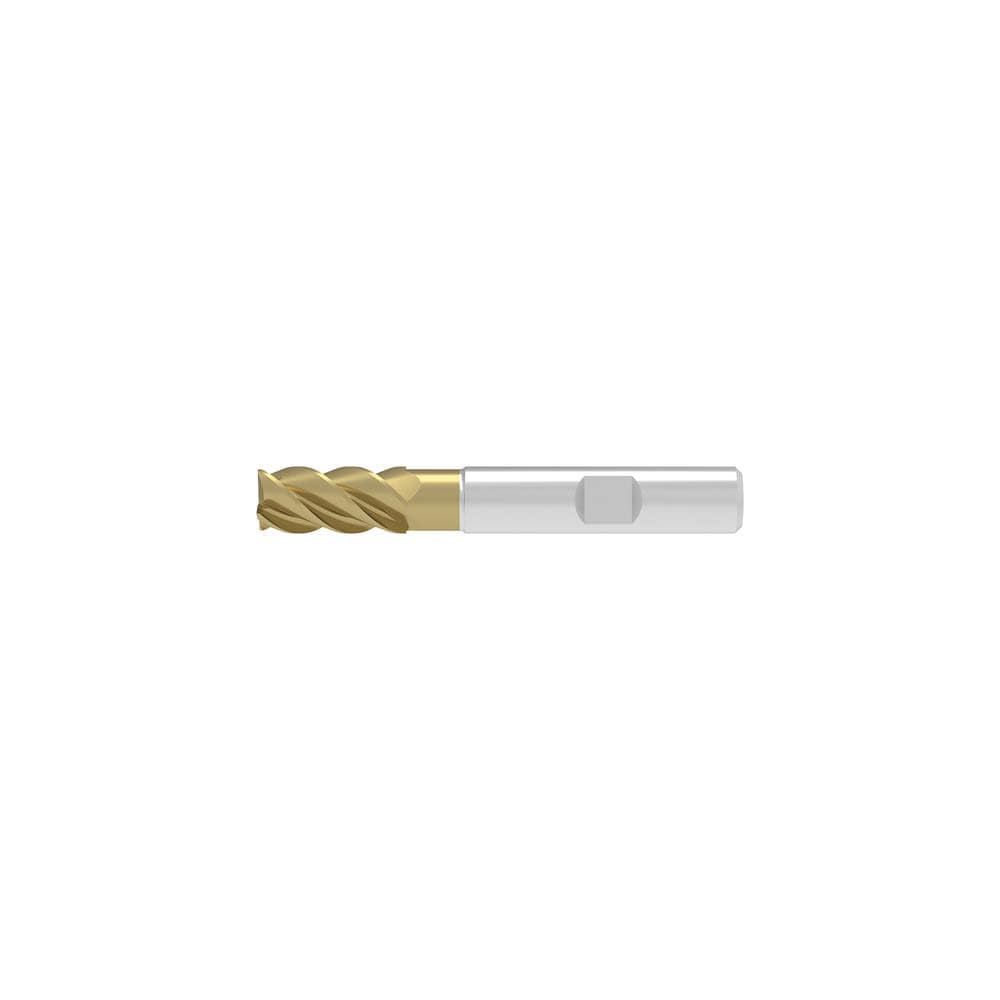 Corner Chamfer End Mill: 16.00 mm Dia, 32.00 mm LOC, 5 Flute, 0.20 mm Chamfer Width, Solid Carbide