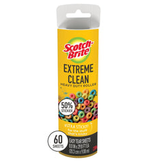 Scotch-Brite&trade; Extreme Clean Large Surface Lint Roller Refill 830LSRS-60, 8 in x 29.8 ft