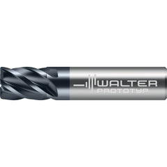Corner Radius End Mill: 3/16" Dia, 5/16" LOC, 0.0300" Radius, 5 Flute, Solid Carbide