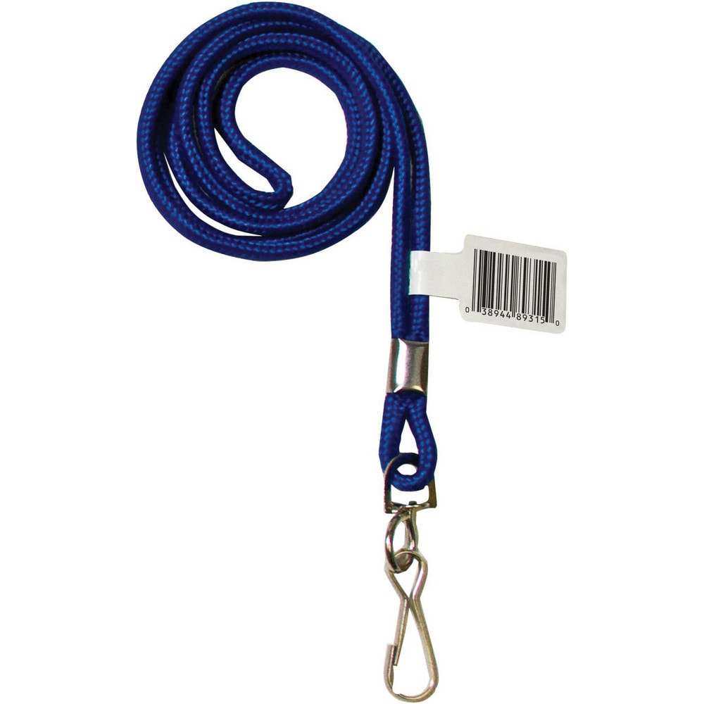 Lanyards; Material: Nylon; Color: Blue; Length (Inch): 36