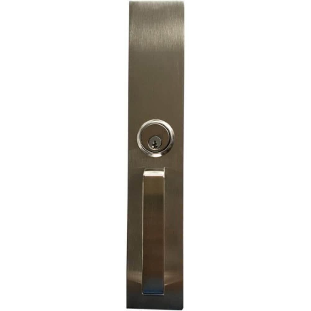 Trim; Trim Type: Pull Exit Device Trim with Key Cylinder; For Use With: OED 1500 Exit Devices; Material: Stainless Steel; For Door Thickness: 1.75; Overall Length: 10.75; Overall Width: 3