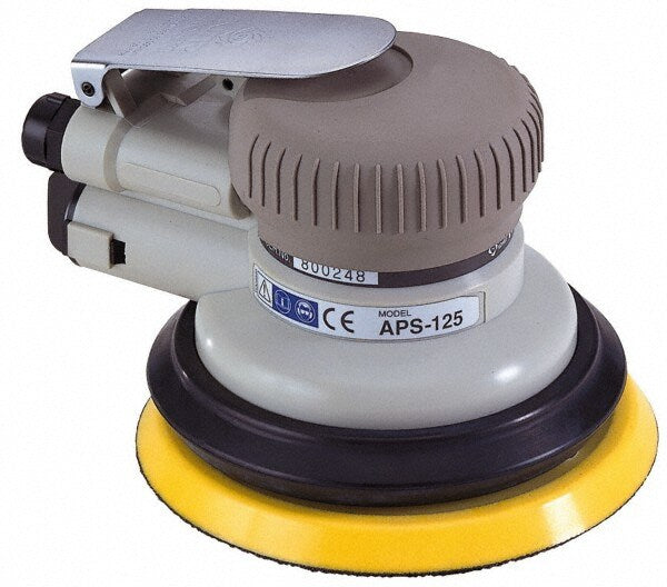 Air Orbital Sander: Rectangular, 4-1/2 x 5-1/2" Pad, 10,000 OPM