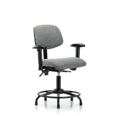 Task Chair Task Chair: Olefin, 25-3/4" Seat Height, Gray