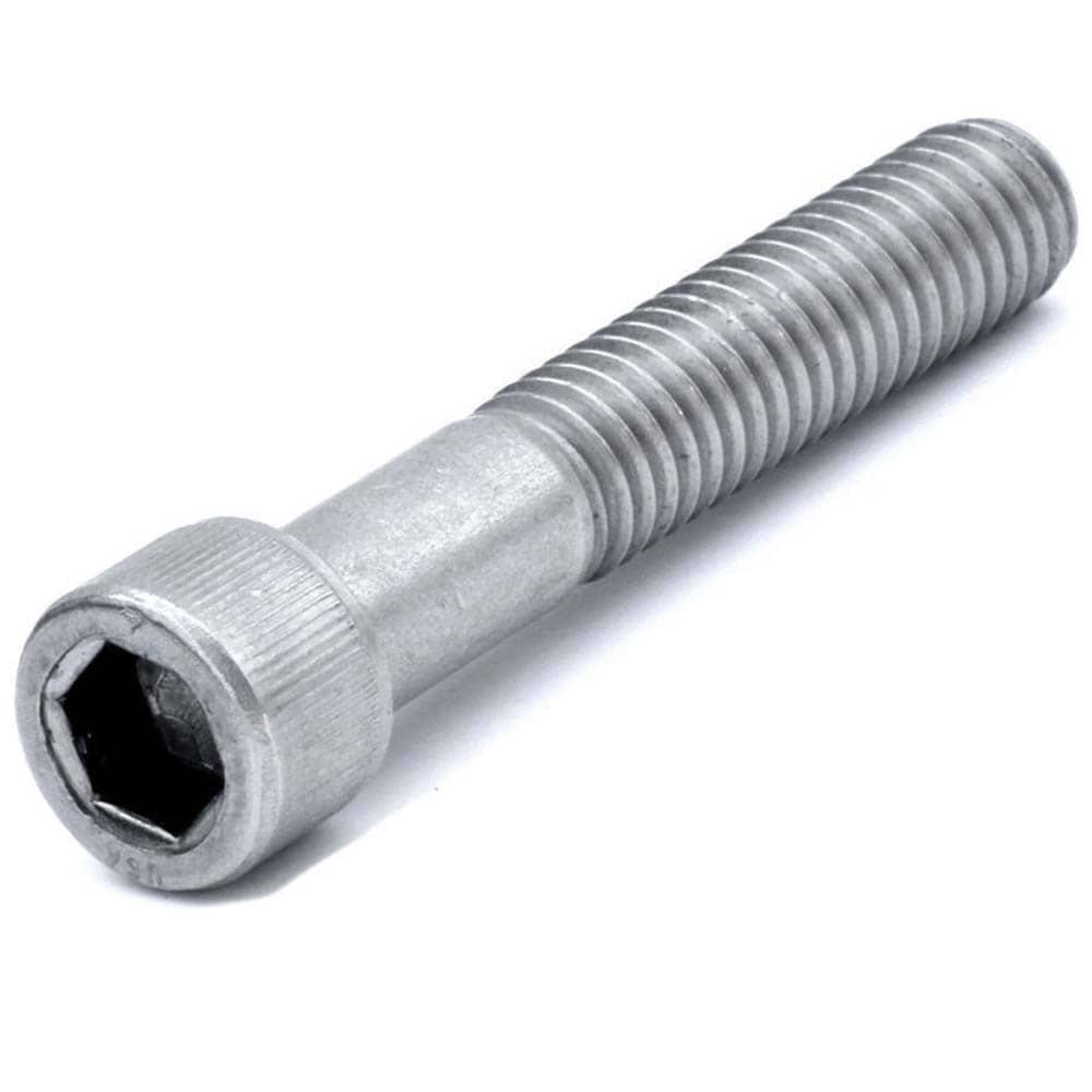 Hex Socket Cap Screw: 5/8-11 Thread, 3" Length Under Head, Stainless Steel, Bright/Uncoated Finish