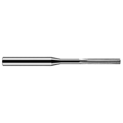 Chucking Reamer: 0.3760" Dia, 6" OAL, 1-1/4" Flute Length, Straight-Cylindrical Shank, Solid Carbide