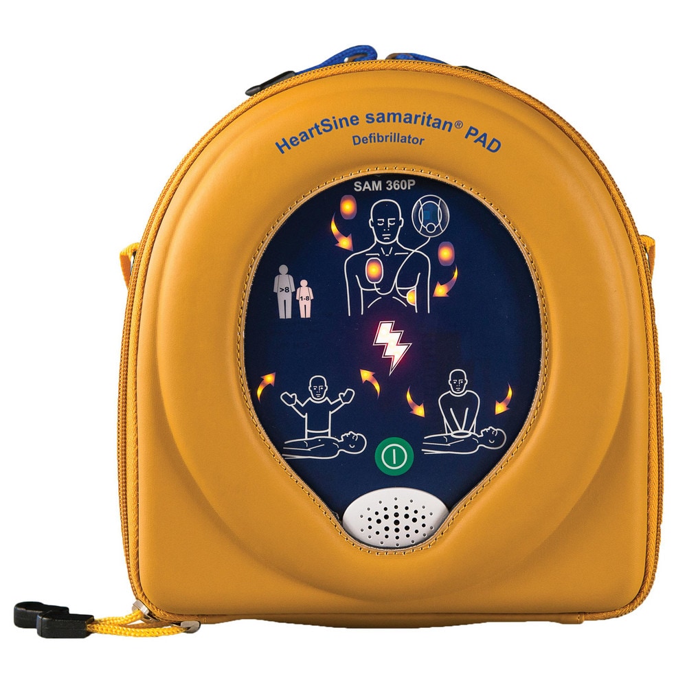 Defibrillators (AED); Defibrillator Type: Automatic; Battery Chemistry: Lithium-ion; Battery Size: 3.93 in x 5.24 in x 0.94 in (10 cm x 13.3 cm x 2.4 cm); Number Of Batteries: 1; Batteries Included: Yes; Overall Height: .94; Overall Length: 5.24