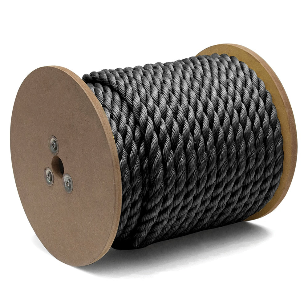 Rope; 3/4"X150' BLK POLYPROPLN TWIST ROPE