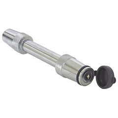 Hitch Pins; Pin Type: Pin Lock; Pin Diameter: 0.6250; Overall Length: 8.20; Usable Length: 2.625 in; Material: Carbon Steel; Finish: Chrome; Hole Size: 2 in