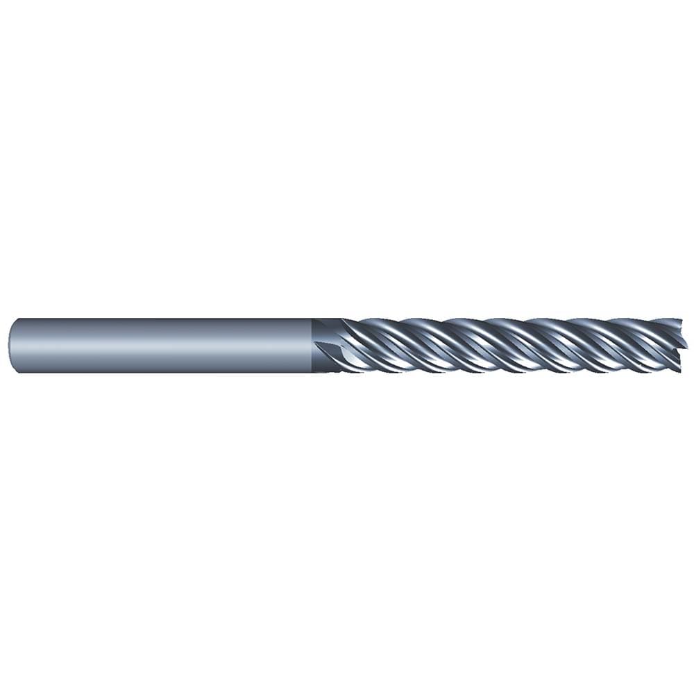 Roughing & Finishing End Mills; Mill Diameter (Fractional Inch): 3/16; Flute Type: Spiral; Number Of Flutes: 5; End Mill Material: Solid Carbide; Length of Cut (Inch): 1-1/8; Coating/Finish: AlCrN