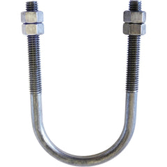 U-Bolt Clamp: 3/4" Pipe, Carbon Steel