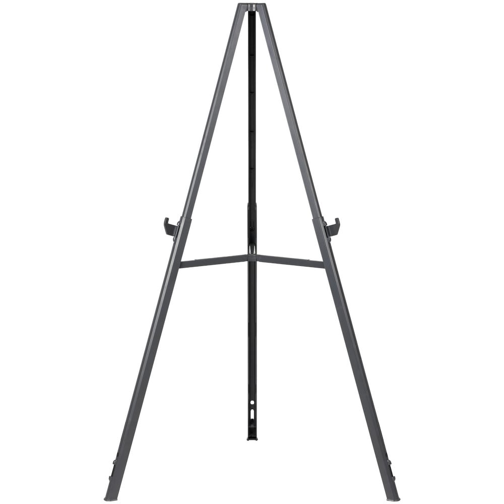 Easels; Easel Type: Tripod; Adjustable Height Range: 37?- 62?; Overall Width: 32 in; Frame Color: Gray; Frame Material: Plastic; Portable: Yes