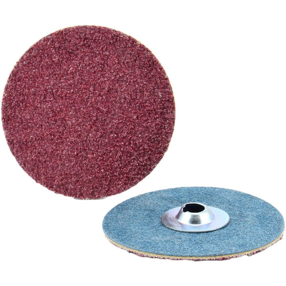 Quick-Change Disc: Type S, 1-1/2" Dia, 240 Grit, Aluminum Oxide, Coated