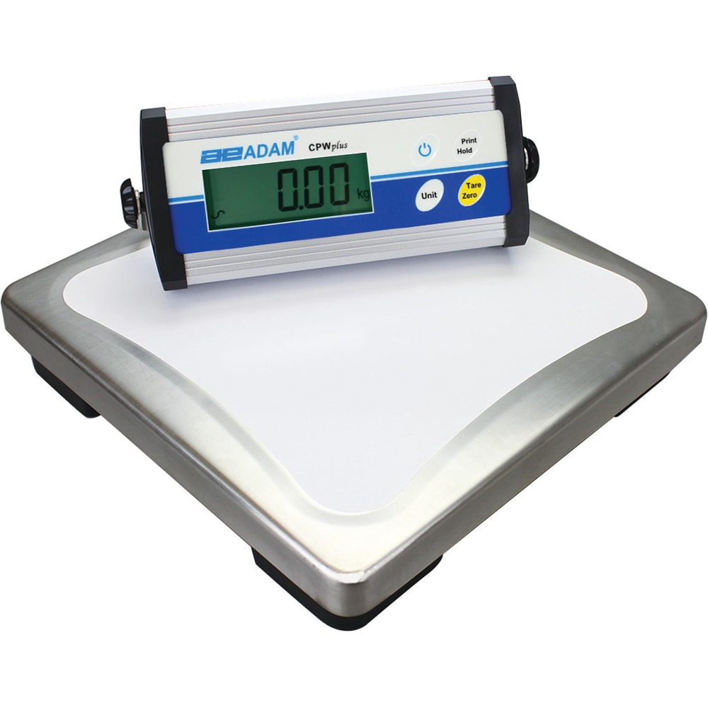 Balance Scale: 330 lb Capacity, Digital LCD Display, External Calibration