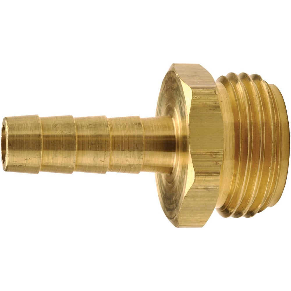 Garden Hose Fittings & Repair Kits; Kit Type: Barb x Male Garden Hose; Connector Type: Male Hose x Barb; Compatible Hose Diameter: 0.5, 0.75; Thread Size (Inch): 3/4-11-1/2; Thread Type: GHT; Material: Brass; Inside Diameter (Inch): 1/2; Color: Copper