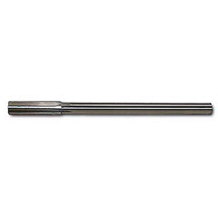 Chucking Reamer: 0.2455" Dia, 6" OAL, 1-1/2" Flute Length, Straight-Cylindrical Shank, HSS