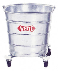 Mop Bucket Accessories; Accessory Type: Bucket Casters; For Use With: 26 Qt. Oval Buckets; Material: Galvanized Steel; Color: Silver