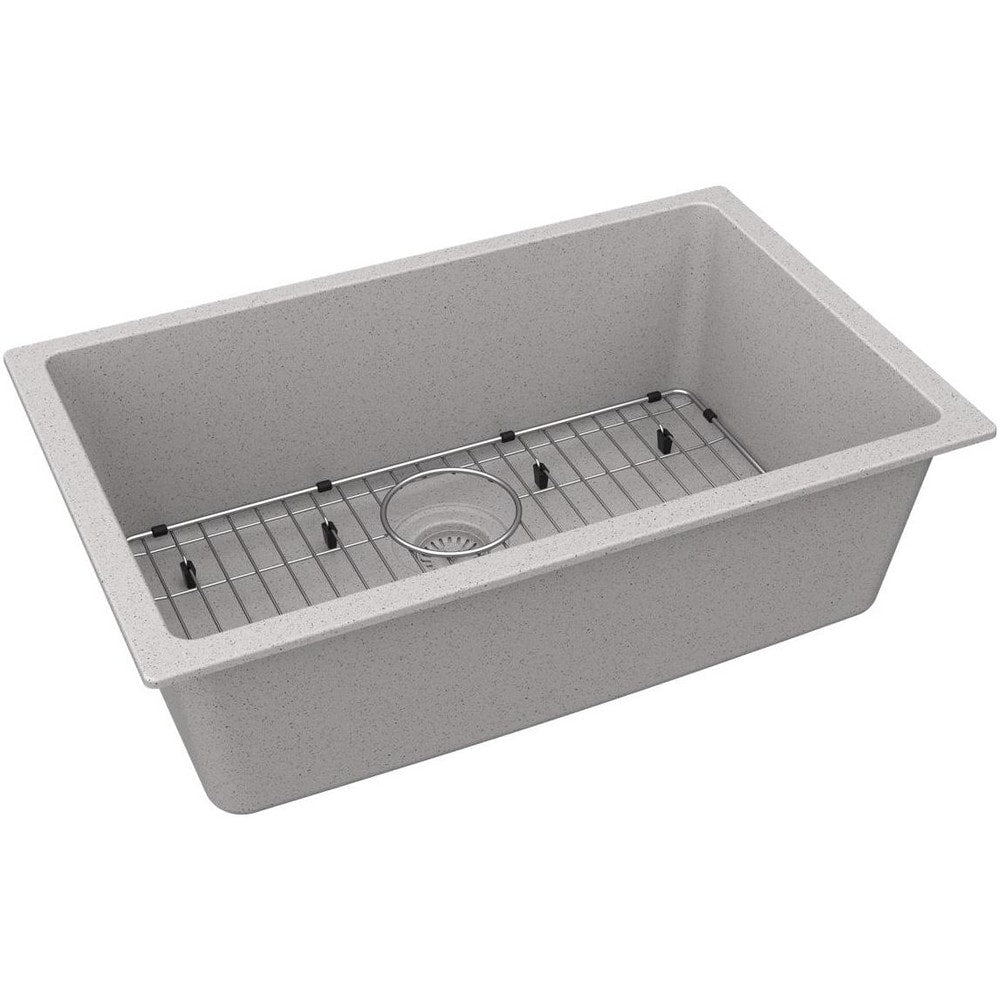 Sinks; Type: Undermount; Mounting Location: Countertop; Number Of Bowls: 1; Material: Quartz; Faucet Included: No; Faucet Type: No Faucet; Depth (Inch): 9-1/2; Valve Design: No Valve