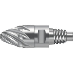 Barrel Cutter End Mills; End Type: Circle Segment Oval Form; Material: Solid Carbide; Taper Angle Per Side: 20.02; Small End Diameter (mm): 4.00; Shank Diameter (mm): 15.5000; Length of Cut (mm): 18.9900; Helix Angle: 30.00