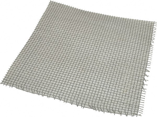 Wire Cloth: 18 Wire Gauge, 0.047" Wire Dia, Aluminum