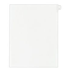 11 x 8 1/2" 1" Label, 1 Tabs, Unpunched, Preprinted Divider