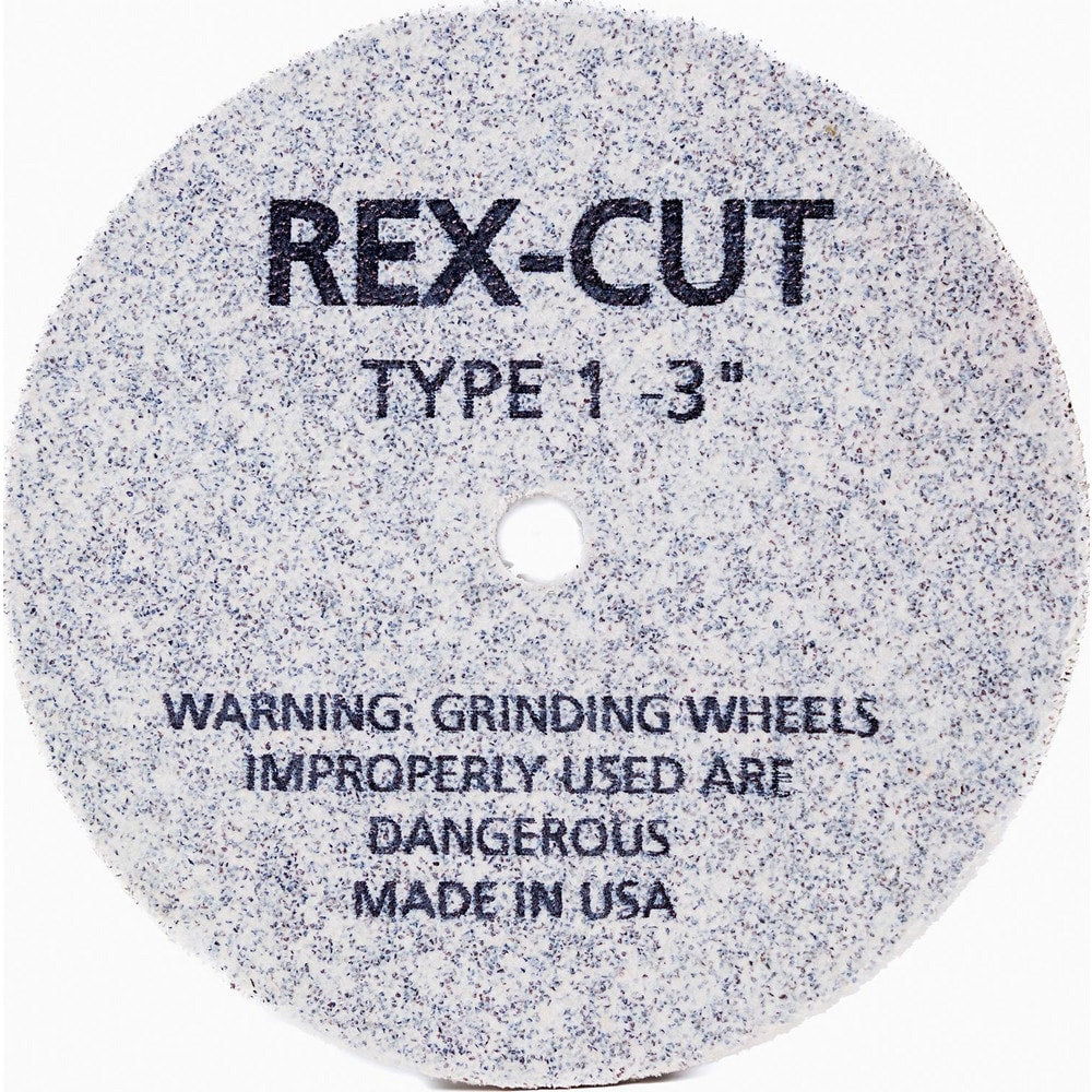 Deburring Wheel: 3" Dia, 1/8" Face Width, 1/4" Hole, Aluminum Oxide