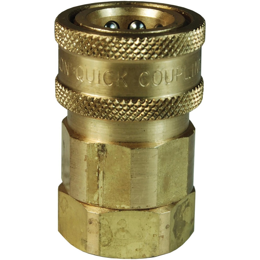 Hydraulic Hose Fittings & Couplings; Type: V-Series Valved Female Coupler; Fitting Type: Coupler; Hose Inside Diameter (Decimal Inch): 0.5000; Hose Size: 1/2