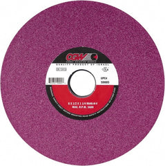 Surface Grinding Wheel: 8" Dia, 1/2" Thick, 1-1/4" Arbor, 80 Grit