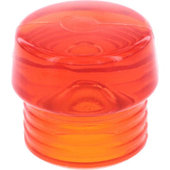 Replacement Heads & Faces; Tip Type: Replacement; Material: Cellulose Acetate; Tip Diameter (Decimal Inch): 1.5000; Color: Red; Mount Type: Clamping Head