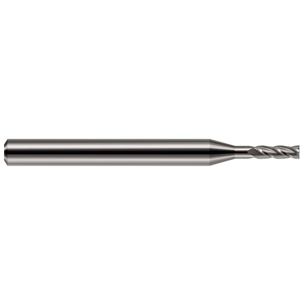 Square End Mill: 0.0700" Dia, 0.2100" LOC, 4 Flute, Solid Carbide