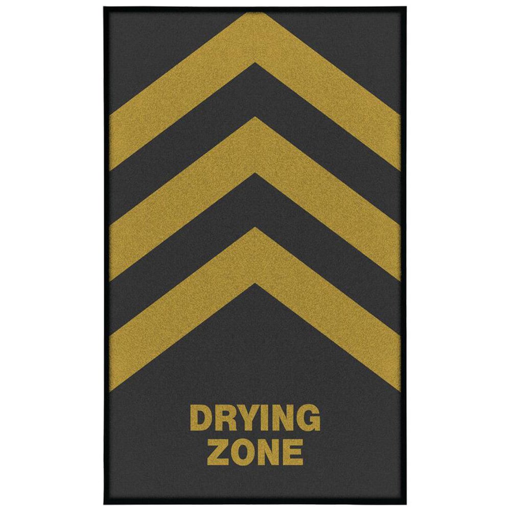 Entrance Mat: 5.000' Long, 3.00' Wide, Nylon Surface, Slightly Textured