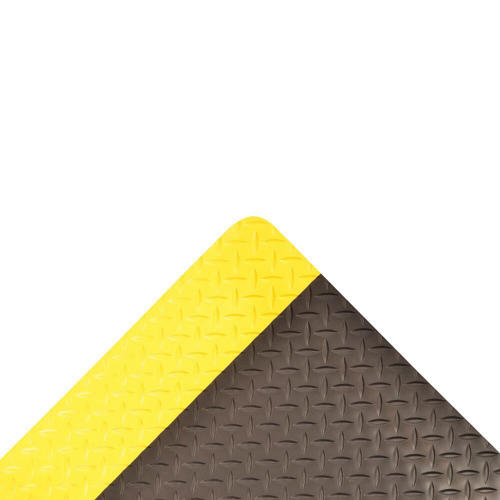 Anti-Fatigue Mat:  3/4" Thick,  Nitrile Rubber,  Beveled Edge,  Heavy Duty