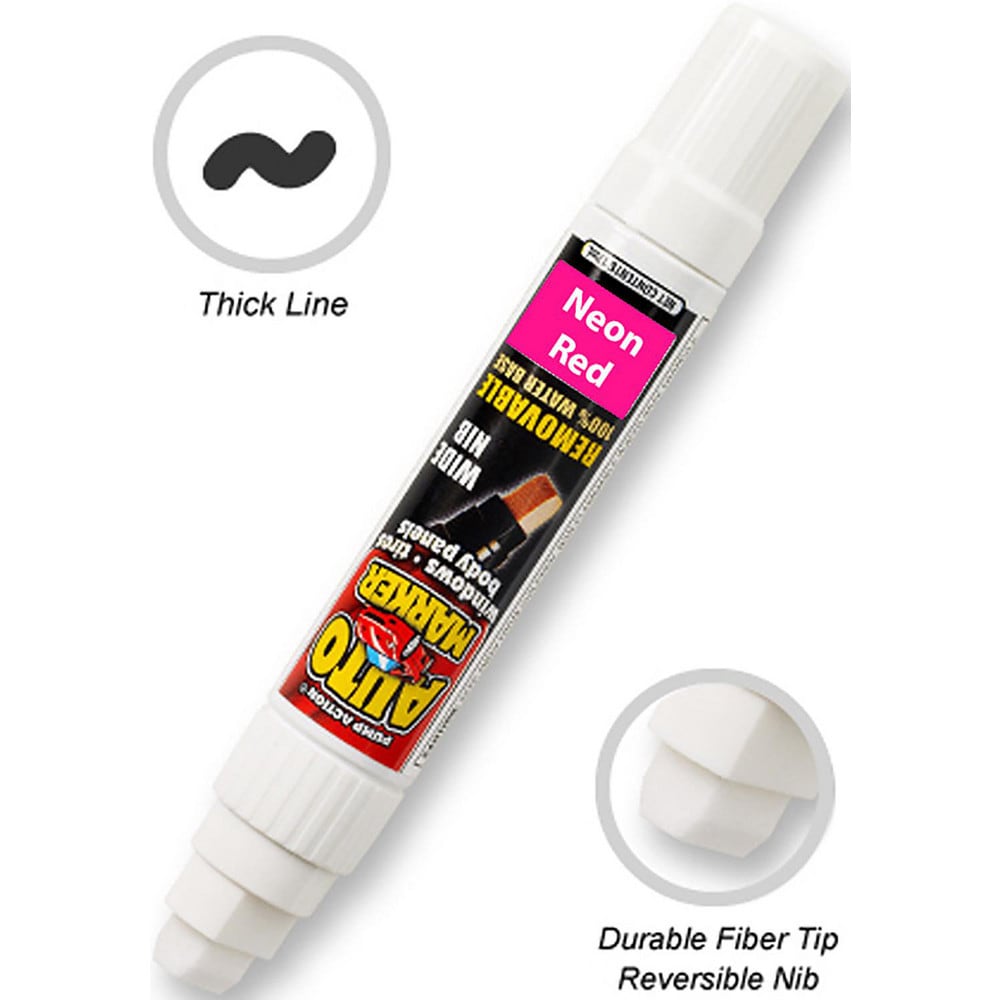 Washable Marker: Neon Red