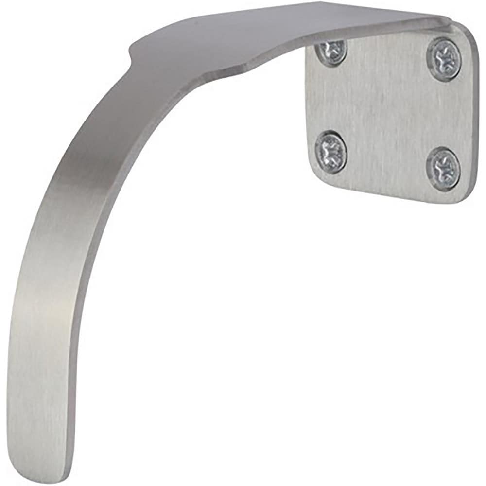 Pull-Type Handles; Handle Type: Hands Free; Material: Cast Brass; Mount Type: Door; Finish: Stainless Steel; Projection: 4.5; Load Capacity: 0; Handle Diameter: .125; Handle Width: 1.5