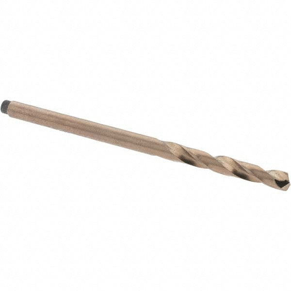 Screw Machine Length Drill Bit: Size #38, 135 deg Point, High-Speed Steel