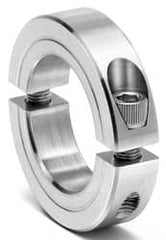 Shaft Collar: Clamping Shaft, 1-3/4" OD, Stainless Steel