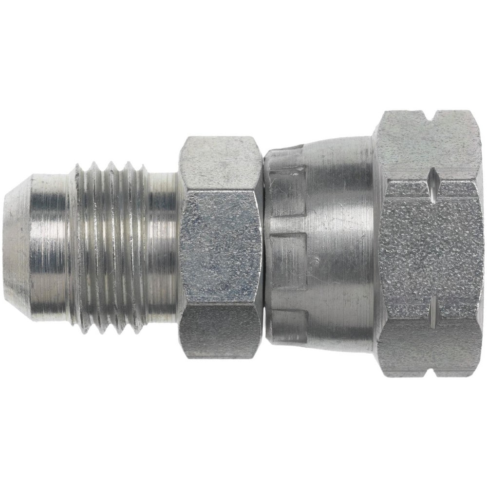 Steel Flared Tube 9/16-18 x M16x1.5 Thread, 37 deg Flared Angle
