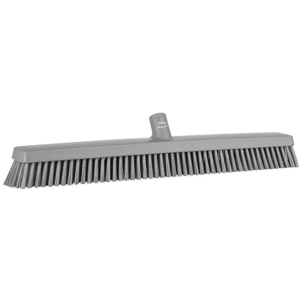 Push Broom: 24.40" Wide, Push Broom, Polyester Bristles