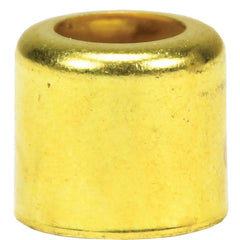 Hose Menders & Ferrules; Mender Type: Ferrule; Material: Brass; Inside Diameter (Decimal Inch): 0.3800; Hole Size: 0.265 in; Epa Watersense Certified: No